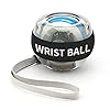 Wrist Ball, Entertainment Exercise Stress Relief Toys, Exercise Arm Strength Wrist Muscles, Self-Starting Gyro Ball (Color : Blue)