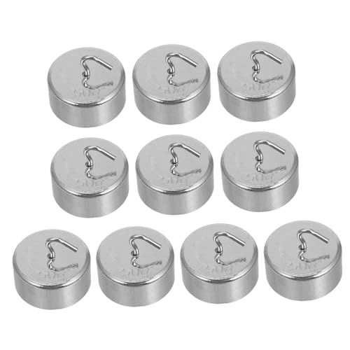 Alipis 10pcs Calibration Weight Hanger for Accurate Scale Calibration Laboratories and Industrial Settings Heavy Duty Metal Weights