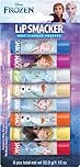 Lip Smacker Disney's Frozen Party Pack, Colorful Frozen-Inspired 8-piece Giftset Including Safe-to-Use Flavoured Lip Balms for Kids, Natural Finish