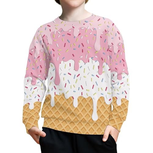 Unisex Fall Crewneck Sweatshirt Cute Funny Printed Casual Long Sleeve Pullover3