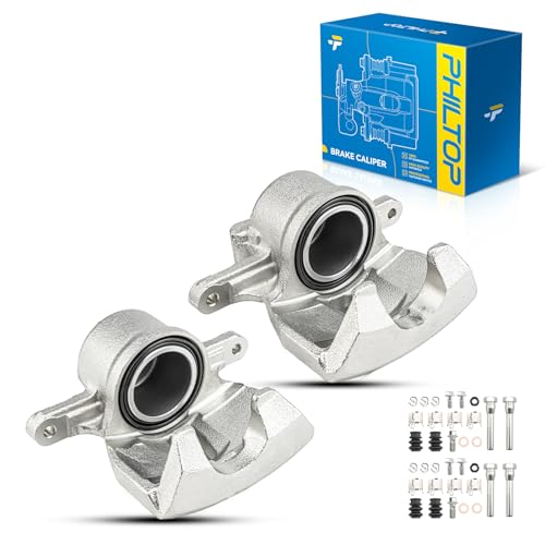 Image of PHILTOP Brake Caliper Front Compatible with 2009-2019 Toyota Corolla, 2008-2014 Scion xD, 2009-2013 Toyota Matrix, 2009-2010 Pontiac Vibe, 19-3434, 19-3435