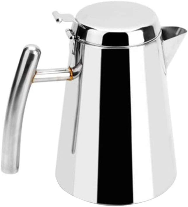 Stainless Steel Cold Kettle l Coffee Maker Cooler Kettle Home Restaurant Bubble Teapot 1.7L