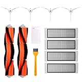 Jajadeal Accesorios para Xiaomi Mi Robot Aspirador, 4 Cepillo Lateral, 2 Cepillo Principal, 4 Filtro HEPA, Repuestos para Xiaomi MI Mijia Robot Roborock Vacuum Cleaner Aspiradoras