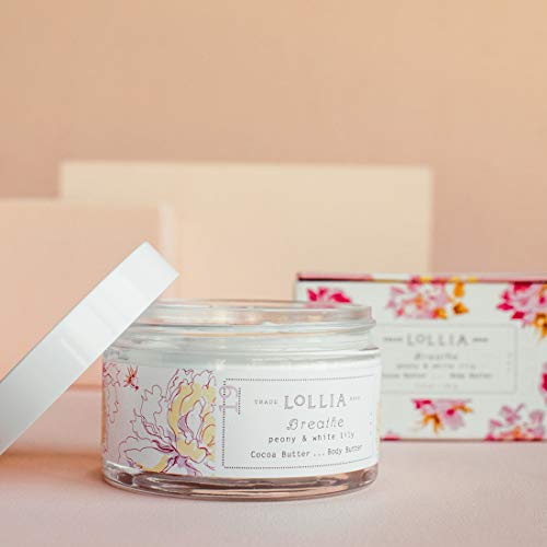 Lollia Breathe Body Butter | Nourishing Body Moisturizer | Hydrating And Smooth | Finest Ingredients Including Shea Butter & Cocoa Butter | 5.5 Oz / 155 G #TOP2