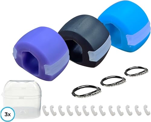 DEZYN Jaw Trainer 3er Set - Kieferformer für Jawline