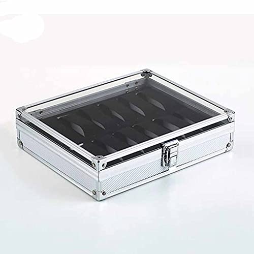 Organisateur de montre 6 slots coffret de rangement montre bracelet homme