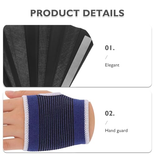 Éventail pliable en acier inoxydable avec protège-main pour éviter les blessures au Kung-fu