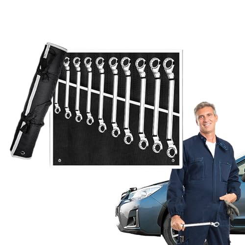 Generisch 10-teiliges Ringmaulschlüssel Set KIIOI78B1TM0VZQT9N