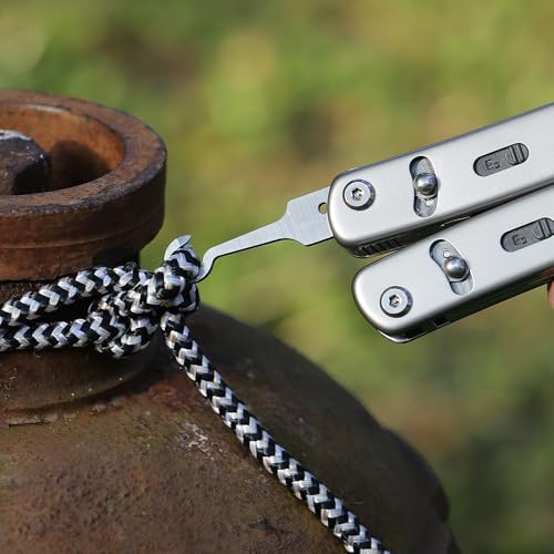 Image of Roxon FT08 Build Your Own Multitool Accessory for Flex Multitool (4 pcs A Set Included Comb, Marlin Spike, Mini Brush, Hook) Good for Outdoor & Camping