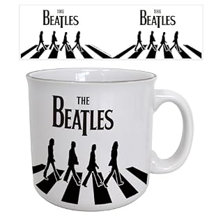 Pyramid America – The Beatles – Abbey Road-Walk- 20oz Ceramic Mug - Les Beatles, Paul McCartney, John Lennon, RIngo Starr, George Harrison