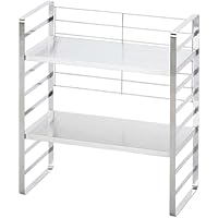 Amazon.co.jp: 下村企販 高さ調節できる キッチンラック 幅38cm 【日本