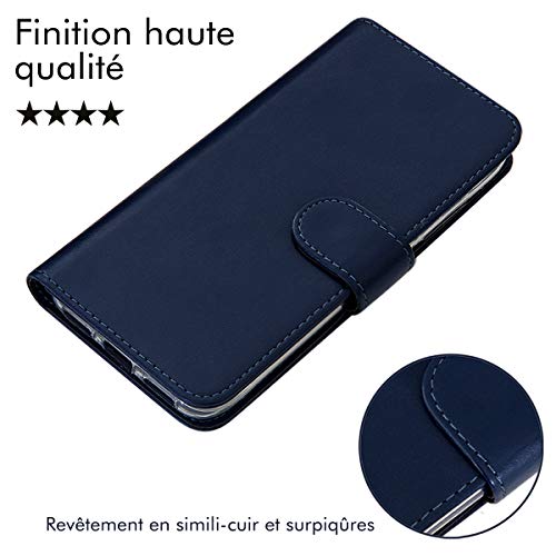 Étui de Protection Huawei Honor 9X 2019 Simili cuir Rabat - vue 6