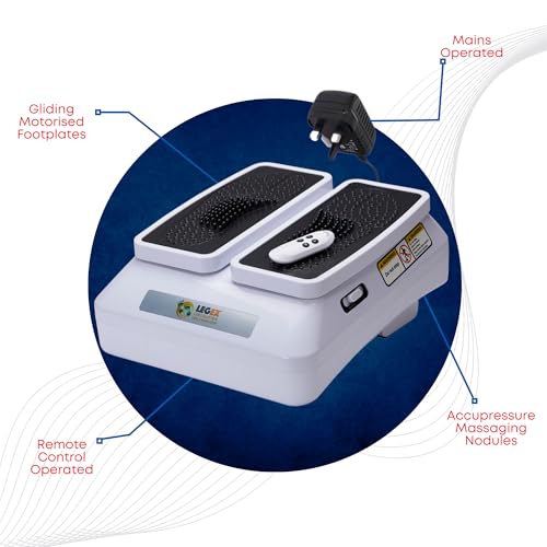 BioEnergiser Leg Exerciser Pro Appareil d'entraînement pour Les Jambes I Entraînement Passif pour Jeunes et Moins Jeunes – 3 Niveaux – avec télécommande I Mouvement Doux et Constant – Convient aux – Image 3