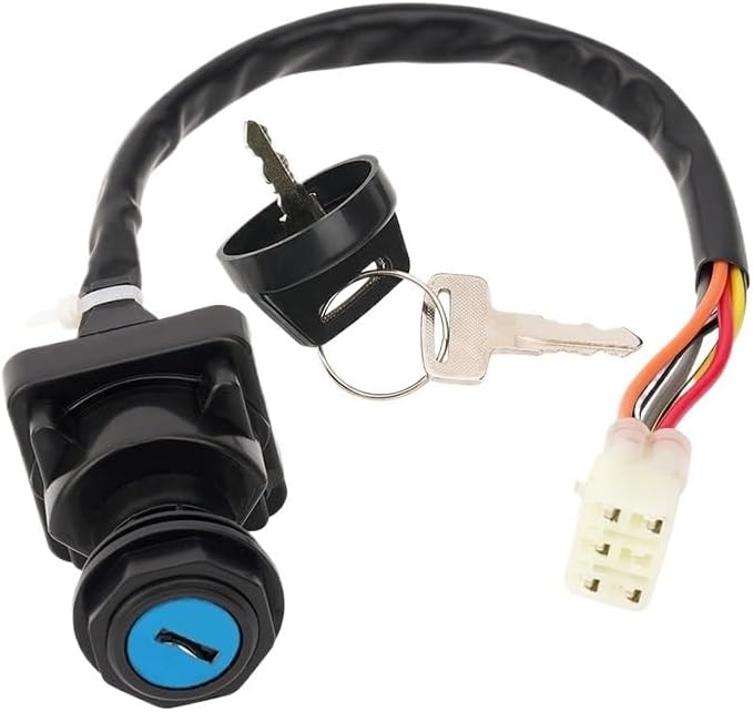 Motorcycle Door Lock Ignition Key Switch Compatible With LTA750 400 LTF400 LTA450X LTA500 LTA400F LTF400F