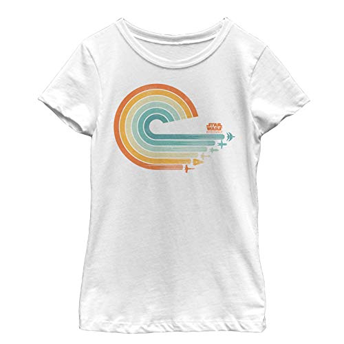 Fifth Sun Star Wars: Resistance Retro Color Ships Girls Short Sleeve Tee Shirt