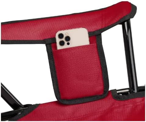 Generic Outdoor Rocker Camping Chair - Red/Black