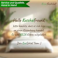 EcoSchlaf Kissenbezug für Orthopädisches Kissen (Wechselbezug Weiß) – Ansicht 3