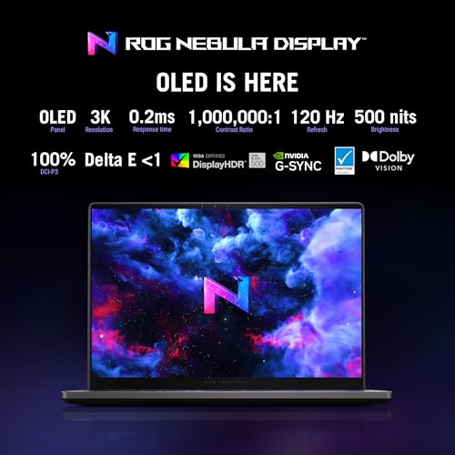 ASUS ROG Zephyrus G14 (2025) Gaming Laptop, 14” Nebula Display 3k OLED, NVIDIA® GeForce RTX™ 5070Ti, AMD Ryzen™ AI 9 HX 370, 32GB, 1TB, Wi-Fi 7, Windows 11 Pro, Eclipse Gray, GA403WR-DH96-CB by Asus - Image 5