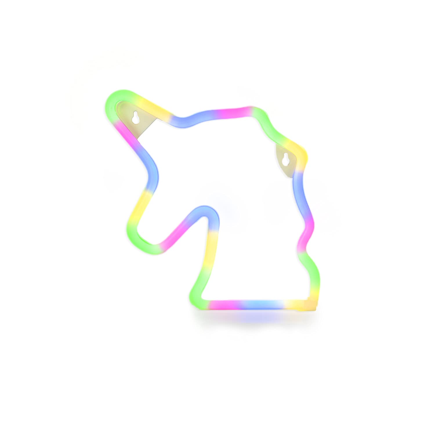 The Glowhouse White Unicorn Led Neon Light Sign Wall Light Stand Bar Lamp Home Nursery Room