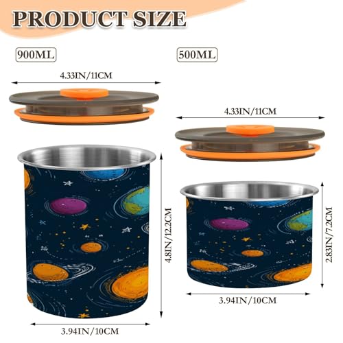 Envase Hermético de Acero Inoxidable 500 ml ATTX miniatura 2