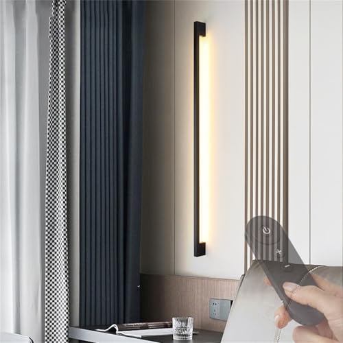 Luces de pared para dormitorio con luz regulable y mando para noches tranquilas