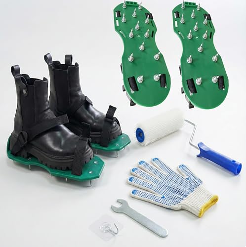 Premium Gunite Spiked Paint Rollers 9 Inch Kit for Epoxy