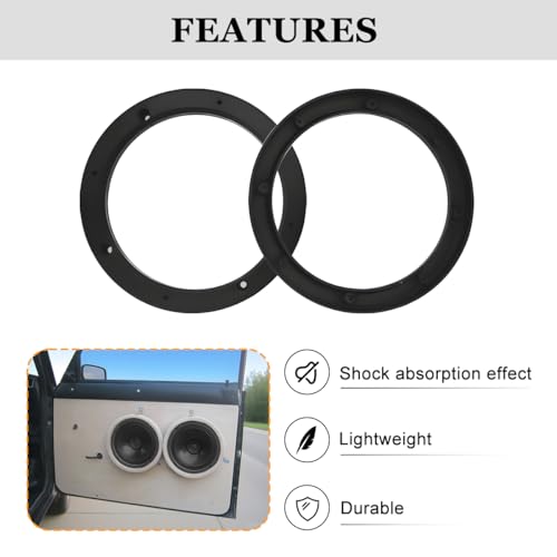 image for Sandfren Car Speaker Spacer, 2PCS 6.5