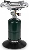 Portable Propane Camping Stove 10,000 BTU Single Burner, Compact Outdoor Cooking Stove for Backpacking & Camp Use, Easy Setup, Stable Base, Small Cooking Stove, Fuel Tank Not Included