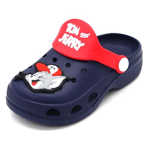 Image of SVAAR Tom & Jerry Kid's Attractive Clogs with Authentic Tom & Jerry Charms and Adjustable Back Strap