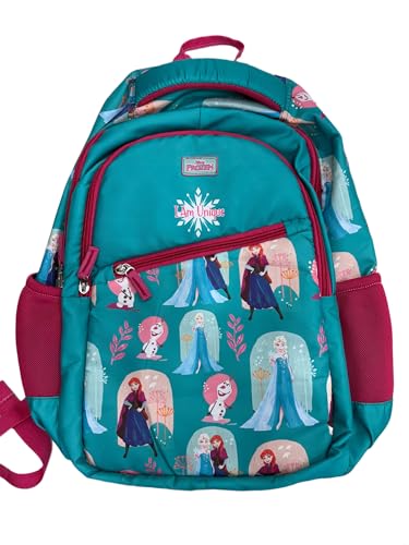 STRIDERS Frozen School Bag for Kids | Fun Lightweight Durable Backpack | Padded Comfortable Straps & Sparkling Design | Ideal for School Adventures | 18 inches