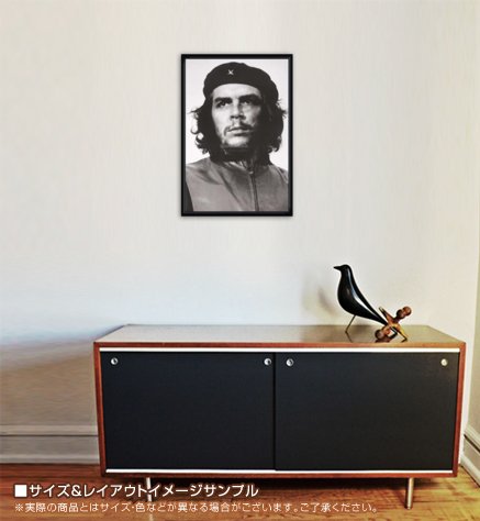 Amazon.co.jp: ポスター アルベルト コルダ チェ ゲバラ 1960 額装品