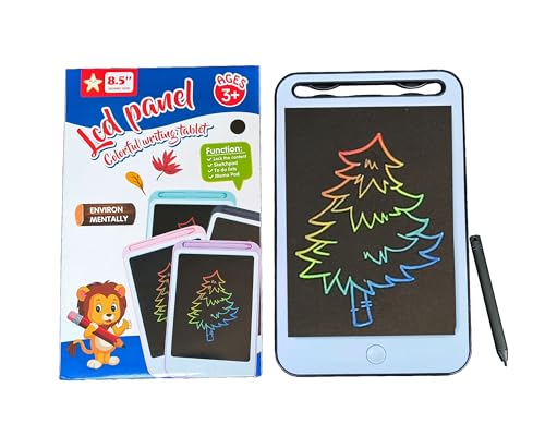 Image of Writing Tablet | 8.5-Inch Rainbow Colour LCD Screen | Stylus Pen | Kids & Adults