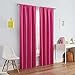 Eclipse 10707042X063RSP Kendall 42-Inch by 63-Inch Thermaback Blackout Single Panel, Raspberry