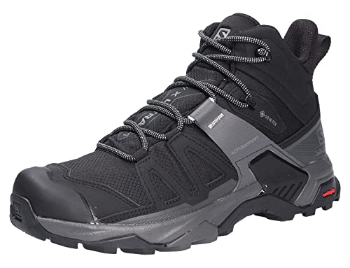 Image of Salomon Mens Black X Ultra 4 Mid GTX Hiking Shoe - 10 UK