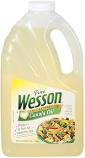 Wesson Pure 100% Natural Canola Oil, 64 oz
