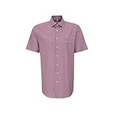 tbd. Seidensticker Herren New Kent 1/2 Klassisches Hemd, rot, 38