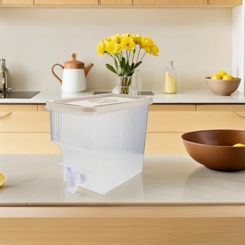 Dispensador de bebidas gran capacidad con grifo resistente y diseño hermético antiderrames 7