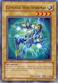 Yu-Gi-Oh! - Elemental Hero Sparkman (YSD-EN010) - Starter Deck 2006 - Unlimited Edition - Common