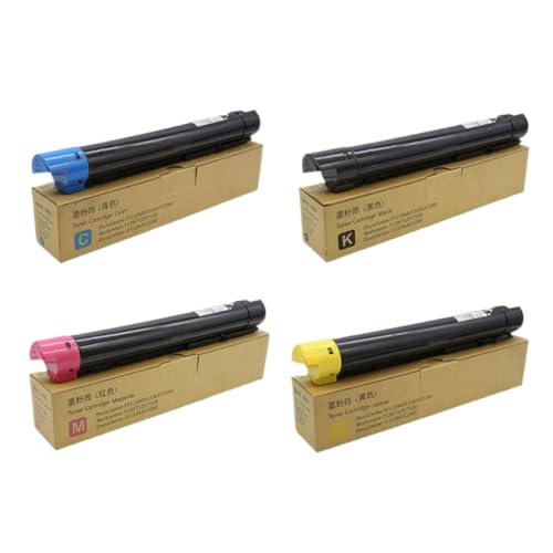 Toner de remplacement pour C2263 WC7120 C2260, pack de 4 cartouches pour résoudre les pannes de texte