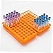 Homoyoyo Test Tube Rack Slots Sampling Tube Storage Holder Stand Design for Labs Research for Scientific Industrial Use