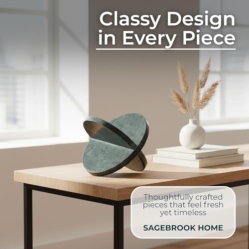 Sagebrook Home Marble Geometric Object, Modern by Sagebrook Home - Image 6