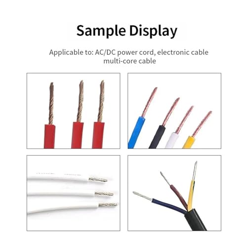Pelacables eléctrico para torcer y pelar cables de goma de 0,1 a 1,5 mm², ideal para aplicaciones de cables electrónicos