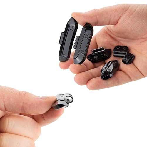 HASKYY Auswuchtgewichte Schlaggewichte Wuchtgewichte 225 TLG. 5-30g für Stahlfelgen inkl. Organizer Systemkoffer