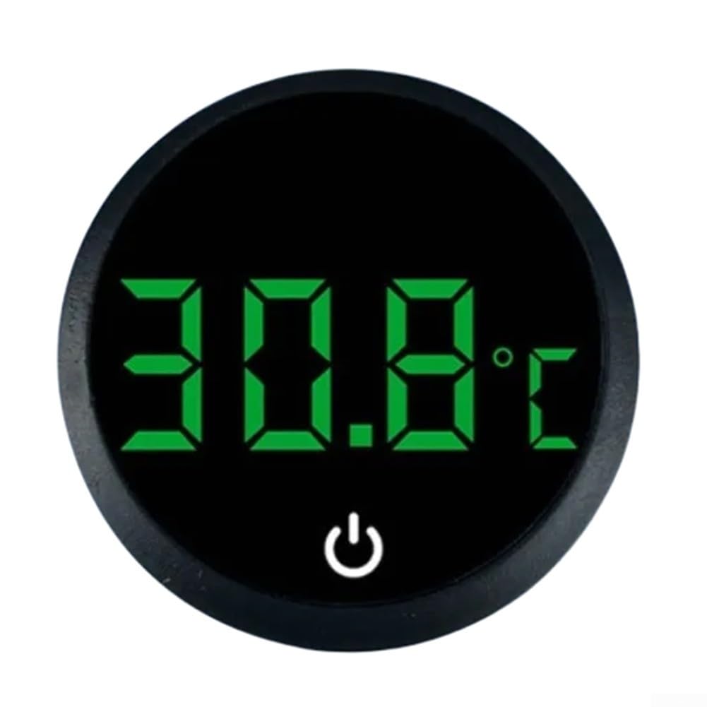 External Fish Tank Thermometer, Digital Fish Tank Thermometer, 0-60c External On Temperature Gauge For Freshwater And Saltwater Aquariums Accurate Water Monitor With Back Non Submersible Design(black)
