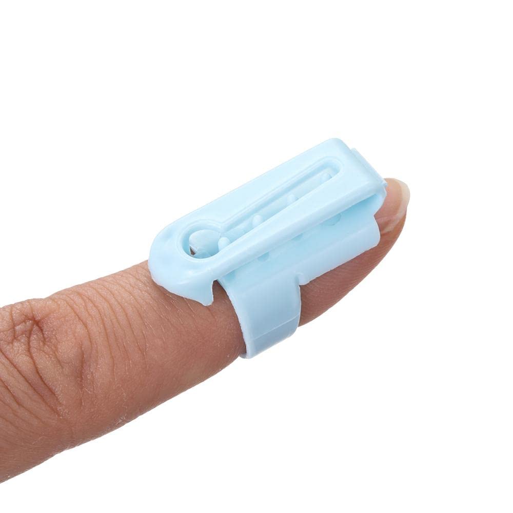 4 Stück Garnführungen & Fingerhut-Ringe – Strickzubehör, Fingerspalter, Für Häkeln & Nähen – Praktisch & Langlebig