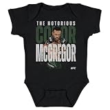 Conor McGregor UFC One-Piece Infant Bodysuit - Conor McGregor The Notorious Bold WHT (Black, 12M)
