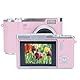 Digitalfotografie Kamera 1080p 48 MP 2,4 -Zoll -HD -Display 8X Elektronische Zoom Videokamera für Outdoor -Fotografie (Rosenate)