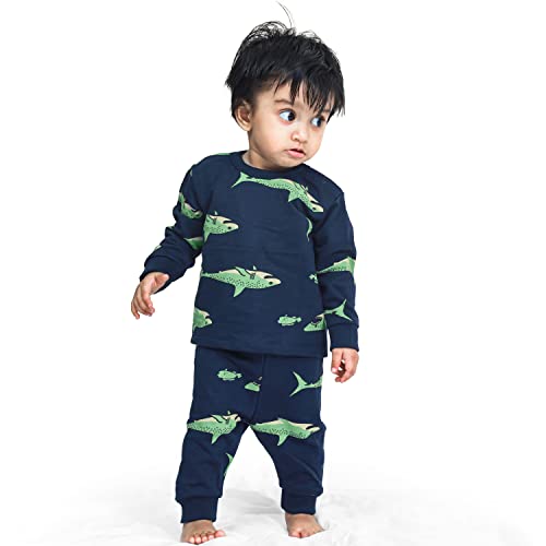 Image of ARIEL Cotton Fleece Clothing Sets for Boys & girls - Unisex Winter Clothing sets Full Sleeve T-shirt & Pant