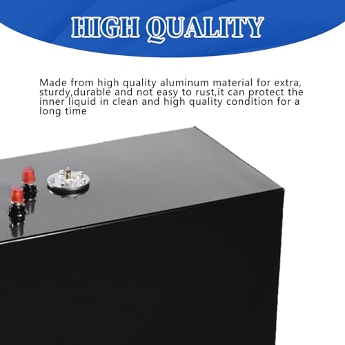 Parts-Diyer 15 Gallon Fuel Cell Aluminum Fuel Tank 60L Universal Racing Street Drift Strip Pontoon Boat Marine Fuel Gas Tank with Level Sensor - Thumbnail 3