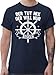 T-Shirt Herren - Spr&uuml;che Statement mit Spruch - Der TUT nix der Will nur segeln - M - Navy Blau - Oberteil spruchshirts sprueche Segel Shirts Spruchshirt spr&uuml;chen segler Tshirt Tshirt/Spruch